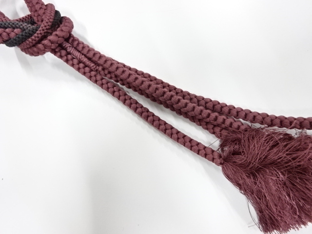 正絹　手組帯締め